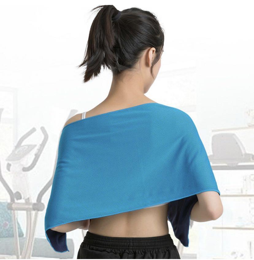 冰凉冷感運動毛巾健身吸汗毛巾30×100cm