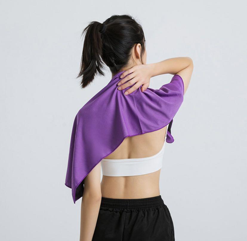 冰凉冷感運動毛巾健身吸汗毛巾30×100cm