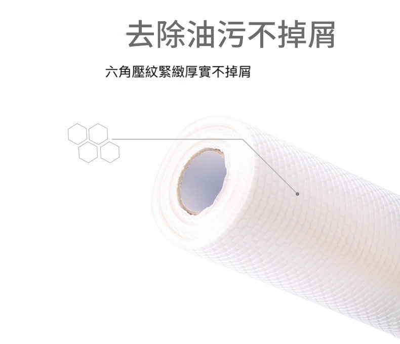 【3卷裝】廚房一次性無紡抹布乾濕兩用可吸油吸水免洗擦抽油煙機