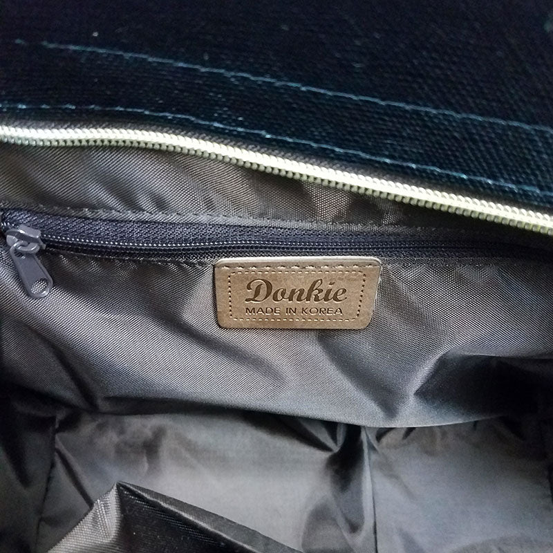 韓國製Donkie 女士斜孭單肩包黑色手袋